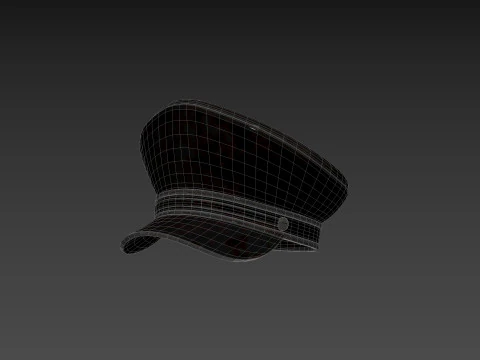 Prop052 Leather Hat 3D Model