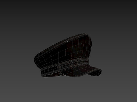 Prop052 Leather Hat 3D Model