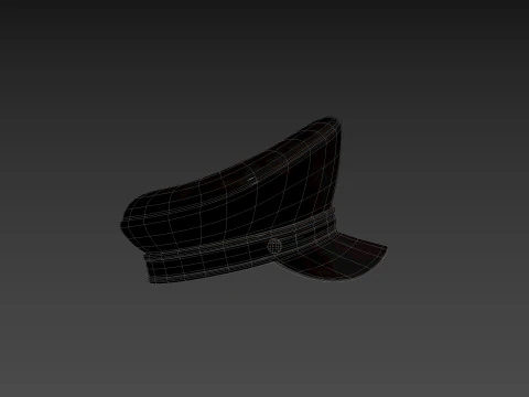 Prop052 Leather Hat 3D Model
