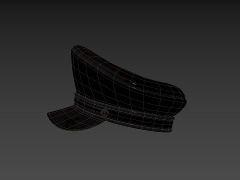 Prop052 Leather Hat 3D Model