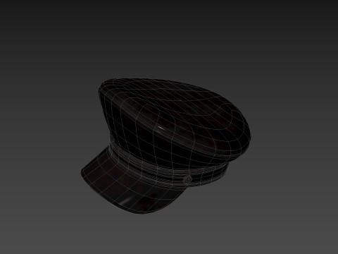 Prop052 Leather Hat 3D Model