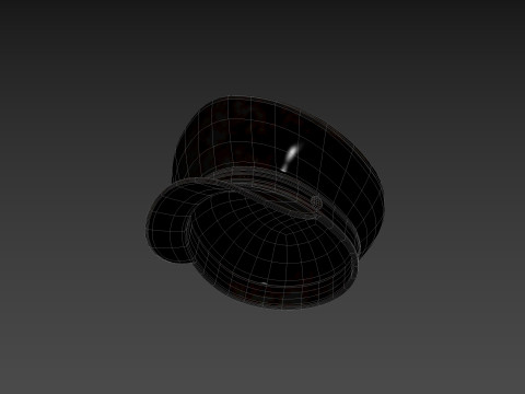 Prop052 Leather Hat 3D Model