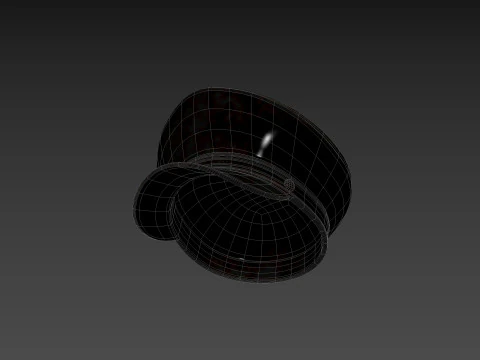 Prop052 Leather Hat 3D Model