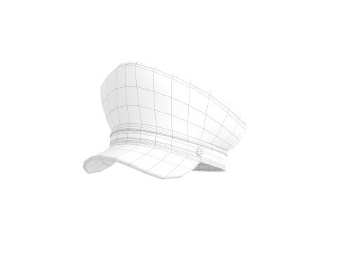 Prop052 Leather Hat 3D Model