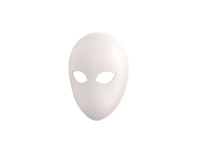 Prop053 Mask 3D Модель .c4d .max .obj .3ds .fbx .stl .blend 