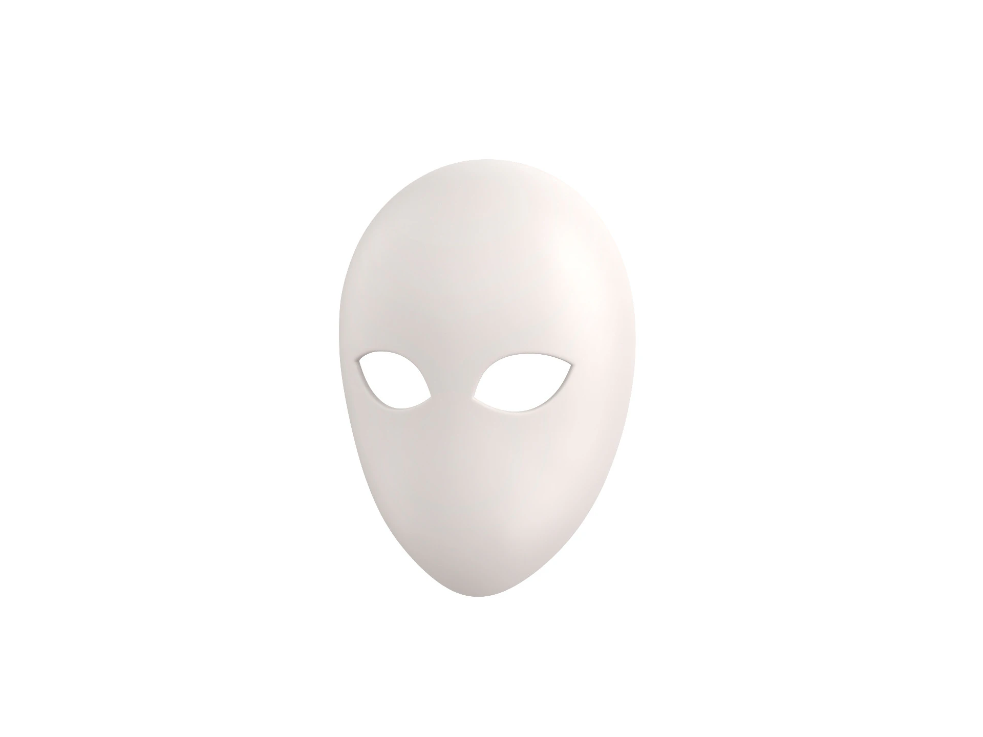 Prop053 Mask 3D Model .c4d .max .obj .3ds .fbx .stl .blend 