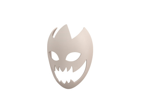 Prop054 Ghost Mask 3D 모델