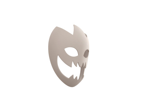 Prop054 Ghost Mask Modelo 3D
