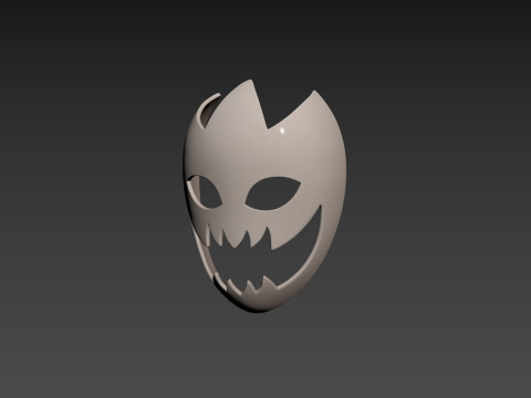 Prop054 Ghost Mask Modelo 3D