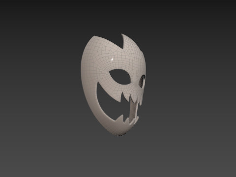 Prop054 Ghost Mask Modelo 3D