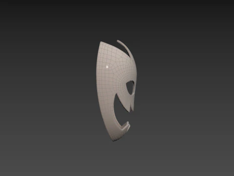 Prop054 Ghost Mask 3D Model