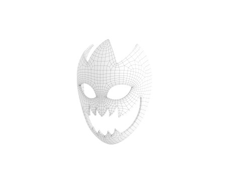 Prop054 Ghost Mask Modelo 3D