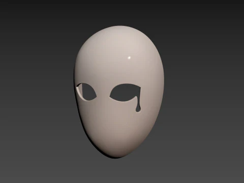 Prop055 Tear Mask 3D Model