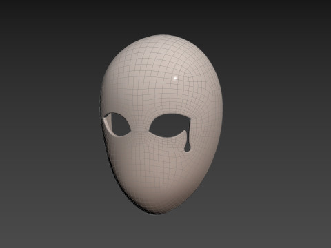 Prop055 Tear Mask Model 3D