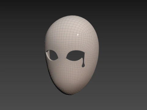 Prop055 Tear Mask 3D Model