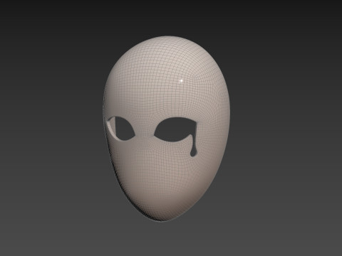 Prop055 Tear Mask Model 3D