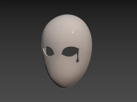 Prop055 Tear Mask 3D Model