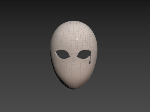 Prop055 Tear Mask Model 3D