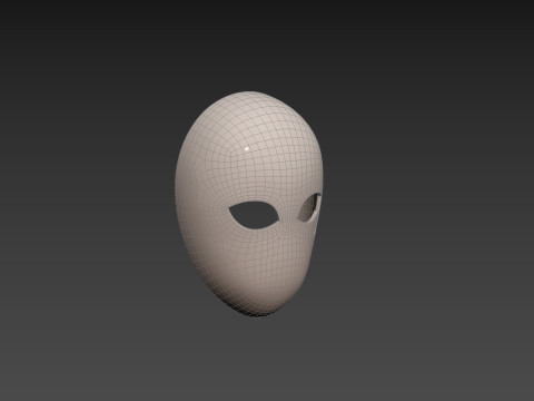 Prop055 Tear Mask Model 3D