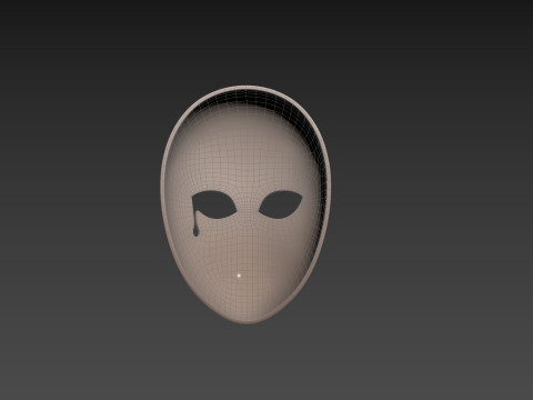 Prop055 Tear Mask Model 3D