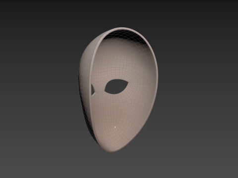 Prop055 Tear Mask Model 3D