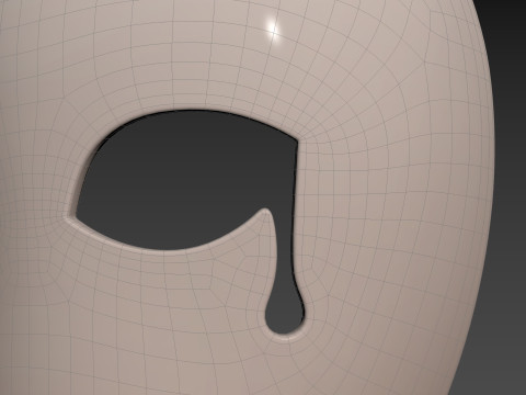 Prop055 Tear Mask Model 3D