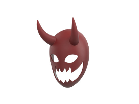 Prop056 Devil Mask 3D 모델