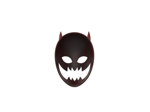 Prop056 Devil Mask 3D Model