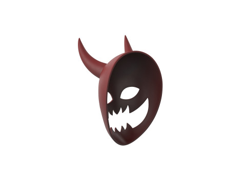 Prop056 Devil Mask 3D Model