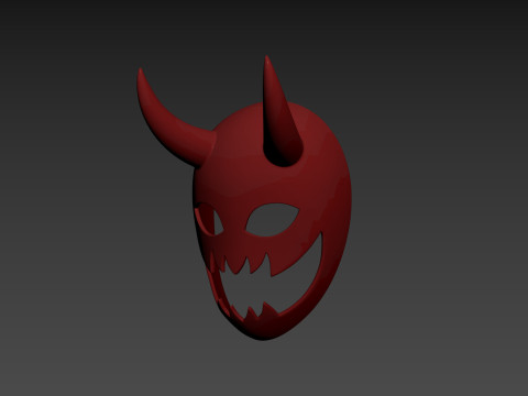Prop056 Devil Mask 3D Model
