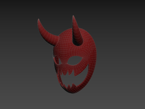 Prop056 Devil Mask 3D Model