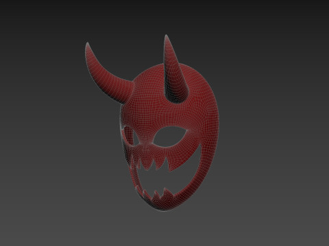 Prop056 Devil Mask 3D Model