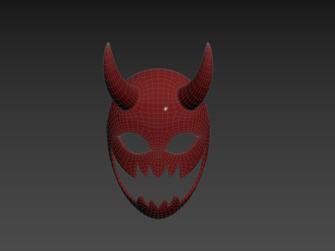 Prop056 Devil Mask 3D Model