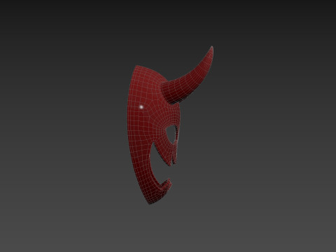 Prop056 Devil Mask 3D Model