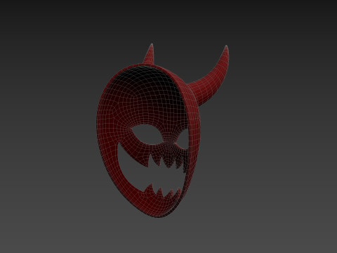 Prop056 Devil Mask 3D Model