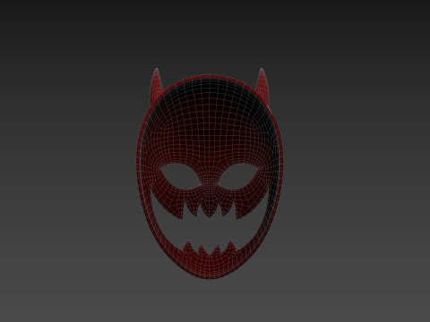Prop056 Devil Mask 3D Model