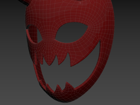 Prop056 Devil Mask 3D Model