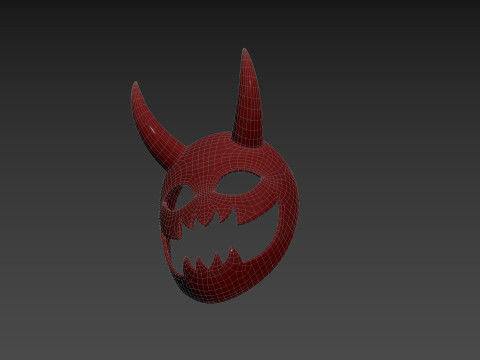Prop056 Devil Mask 3D Model