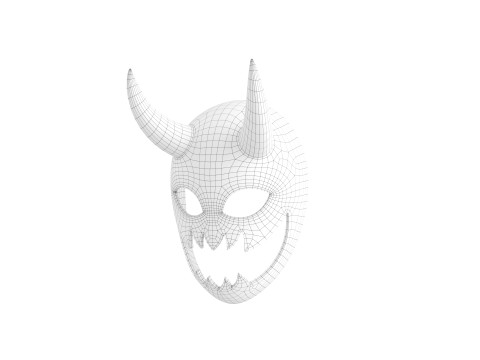 Prop056 Devil Mask 3D Model