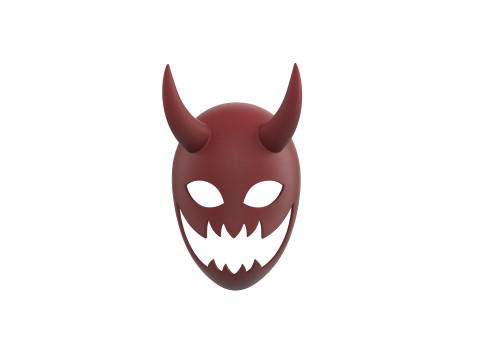 Prop056 Devil Mask 3D Model