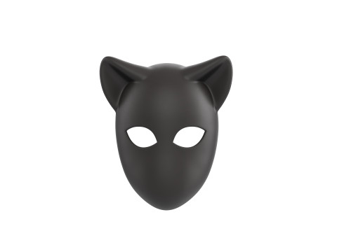Prop057 Cat Mask Modello 3D