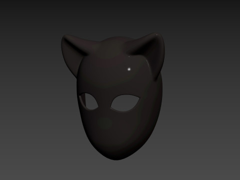 Prop057 Cat Mask Modello 3D