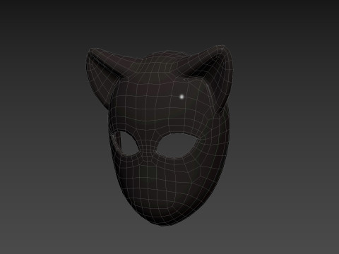 Prop057 Cat Mask Modello 3D