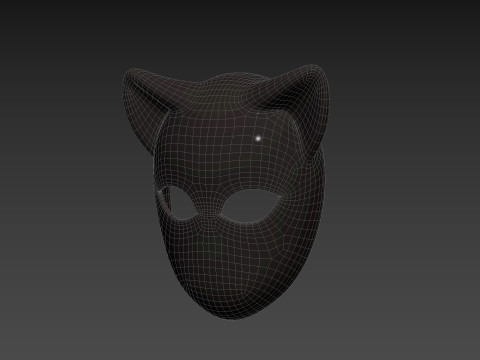 Prop057 Cat Mask Modello 3D