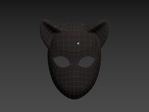 Prop057 Cat Mask Modello 3D