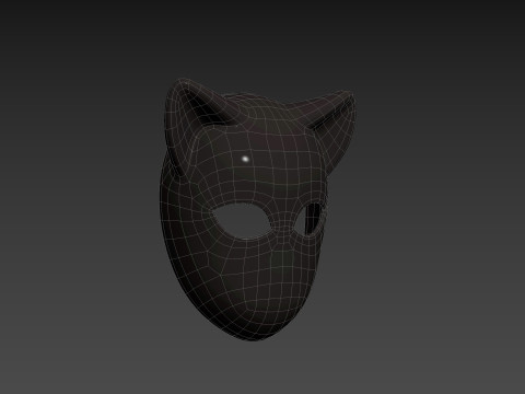 Prop057 Cat Mask Modello 3D