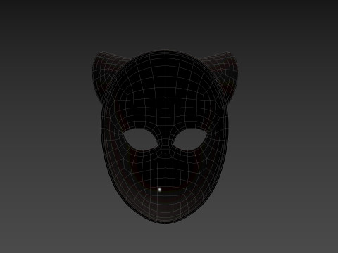 Prop057 Cat Mask Modello 3D