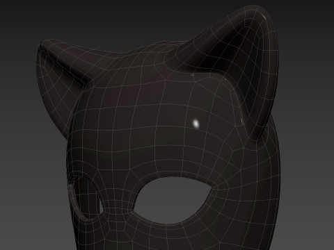 Prop057 Cat Mask Modello 3D