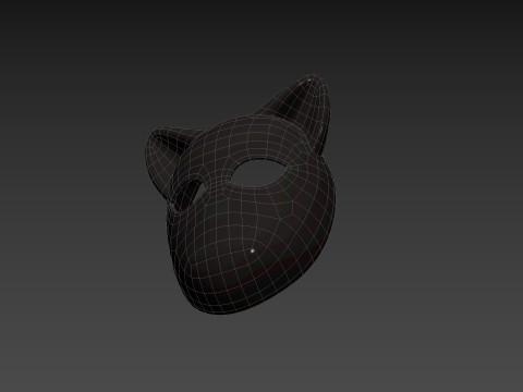 Prop057 Cat Mask Modello 3D