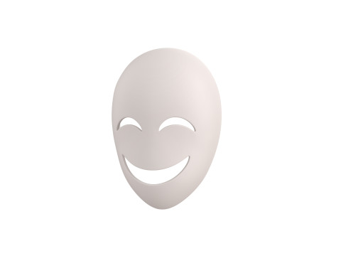 Prop058 Happy Mask 3D 모델